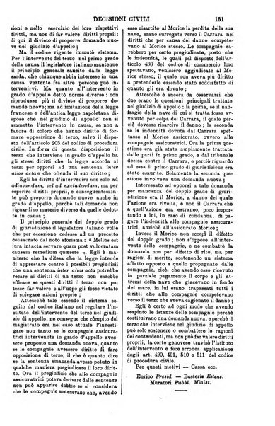 Annali della giurisprudenza italiana raccolta generale delle decisioni delle Corti di cassazione e d'appello in materia civile, criminale, commerciale, di diritto pubblico e amministrativo, e di procedura civile e penale