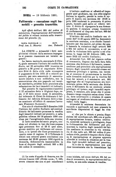 Annali della giurisprudenza italiana raccolta generale delle decisioni delle Corti di cassazione e d'appello in materia civile, criminale, commerciale, di diritto pubblico e amministrativo, e di procedura civile e penale