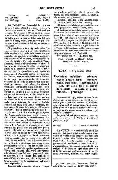 Annali della giurisprudenza italiana raccolta generale delle decisioni delle Corti di cassazione e d'appello in materia civile, criminale, commerciale, di diritto pubblico e amministrativo, e di procedura civile e penale