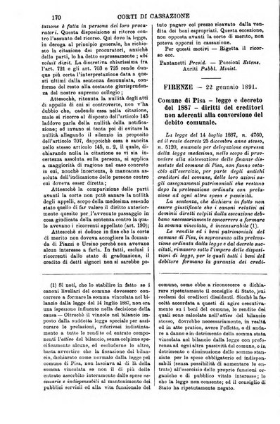 Annali della giurisprudenza italiana raccolta generale delle decisioni delle Corti di cassazione e d'appello in materia civile, criminale, commerciale, di diritto pubblico e amministrativo, e di procedura civile e penale