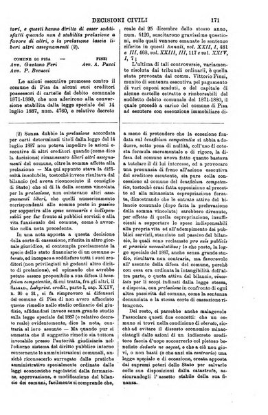 Annali della giurisprudenza italiana raccolta generale delle decisioni delle Corti di cassazione e d'appello in materia civile, criminale, commerciale, di diritto pubblico e amministrativo, e di procedura civile e penale