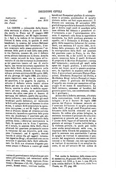 Annali della giurisprudenza italiana raccolta generale delle decisioni delle Corti di cassazione e d'appello in materia civile, criminale, commerciale, di diritto pubblico e amministrativo, e di procedura civile e penale