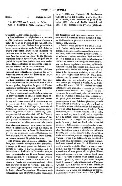 Annali della giurisprudenza italiana raccolta generale delle decisioni delle Corti di cassazione e d'appello in materia civile, criminale, commerciale, di diritto pubblico e amministrativo, e di procedura civile e penale