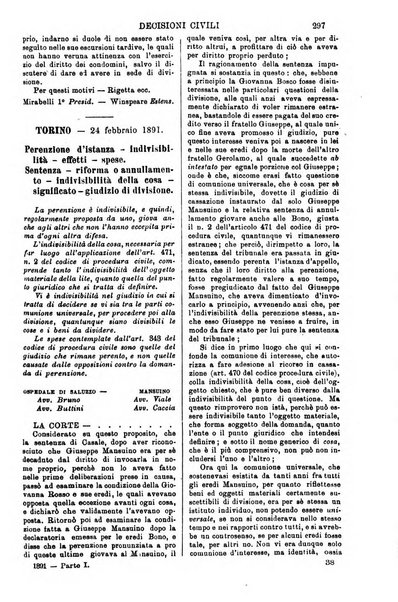 Annali della giurisprudenza italiana raccolta generale delle decisioni delle Corti di cassazione e d'appello in materia civile, criminale, commerciale, di diritto pubblico e amministrativo, e di procedura civile e penale