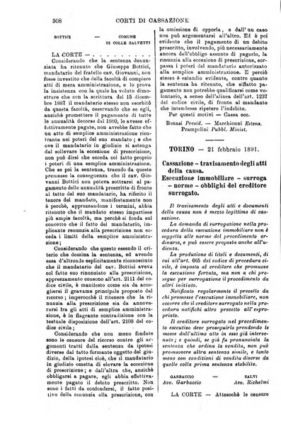 Annali della giurisprudenza italiana raccolta generale delle decisioni delle Corti di cassazione e d'appello in materia civile, criminale, commerciale, di diritto pubblico e amministrativo, e di procedura civile e penale