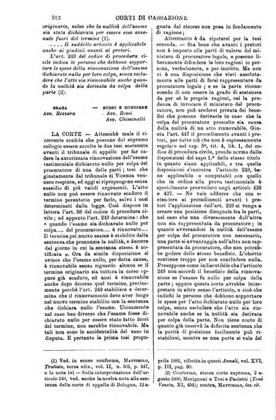 Annali della giurisprudenza italiana raccolta generale delle decisioni delle Corti di cassazione e d'appello in materia civile, criminale, commerciale, di diritto pubblico e amministrativo, e di procedura civile e penale