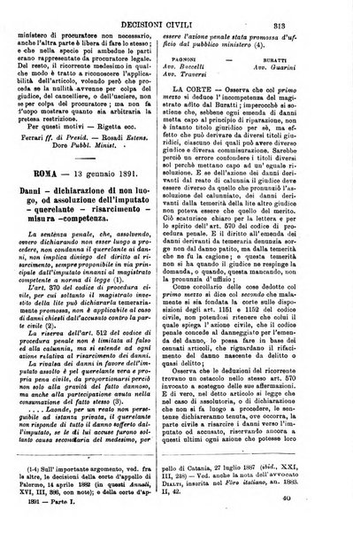 Annali della giurisprudenza italiana raccolta generale delle decisioni delle Corti di cassazione e d'appello in materia civile, criminale, commerciale, di diritto pubblico e amministrativo, e di procedura civile e penale