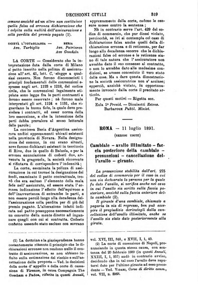 Annali della giurisprudenza italiana raccolta generale delle decisioni delle Corti di cassazione e d'appello in materia civile, criminale, commerciale, di diritto pubblico e amministrativo, e di procedura civile e penale