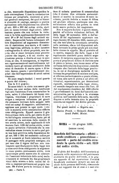 Annali della giurisprudenza italiana raccolta generale delle decisioni delle Corti di cassazione e d'appello in materia civile, criminale, commerciale, di diritto pubblico e amministrativo, e di procedura civile e penale