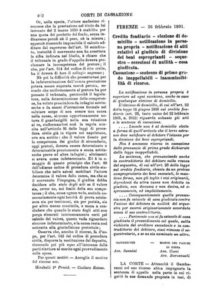 Annali della giurisprudenza italiana raccolta generale delle decisioni delle Corti di cassazione e d'appello in materia civile, criminale, commerciale, di diritto pubblico e amministrativo, e di procedura civile e penale