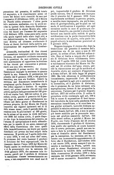 Annali della giurisprudenza italiana raccolta generale delle decisioni delle Corti di cassazione e d'appello in materia civile, criminale, commerciale, di diritto pubblico e amministrativo, e di procedura civile e penale