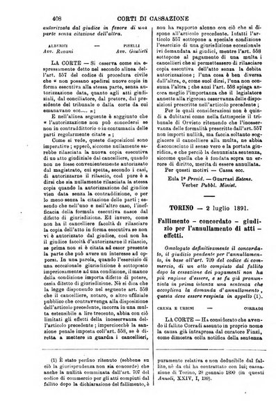 Annali della giurisprudenza italiana raccolta generale delle decisioni delle Corti di cassazione e d'appello in materia civile, criminale, commerciale, di diritto pubblico e amministrativo, e di procedura civile e penale