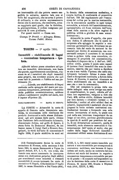 Annali della giurisprudenza italiana raccolta generale delle decisioni delle Corti di cassazione e d'appello in materia civile, criminale, commerciale, di diritto pubblico e amministrativo, e di procedura civile e penale