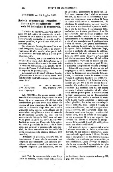 Annali della giurisprudenza italiana raccolta generale delle decisioni delle Corti di cassazione e d'appello in materia civile, criminale, commerciale, di diritto pubblico e amministrativo, e di procedura civile e penale