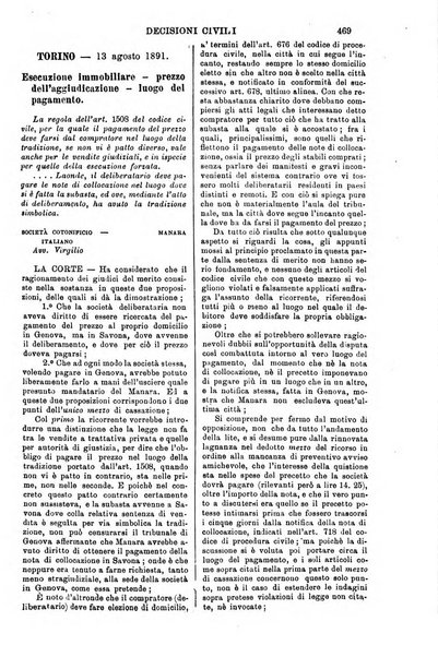 Annali della giurisprudenza italiana raccolta generale delle decisioni delle Corti di cassazione e d'appello in materia civile, criminale, commerciale, di diritto pubblico e amministrativo, e di procedura civile e penale