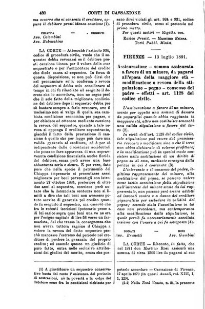 Annali della giurisprudenza italiana raccolta generale delle decisioni delle Corti di cassazione e d'appello in materia civile, criminale, commerciale, di diritto pubblico e amministrativo, e di procedura civile e penale