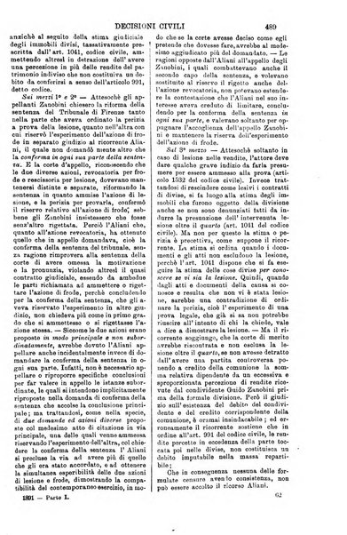 Annali della giurisprudenza italiana raccolta generale delle decisioni delle Corti di cassazione e d'appello in materia civile, criminale, commerciale, di diritto pubblico e amministrativo, e di procedura civile e penale