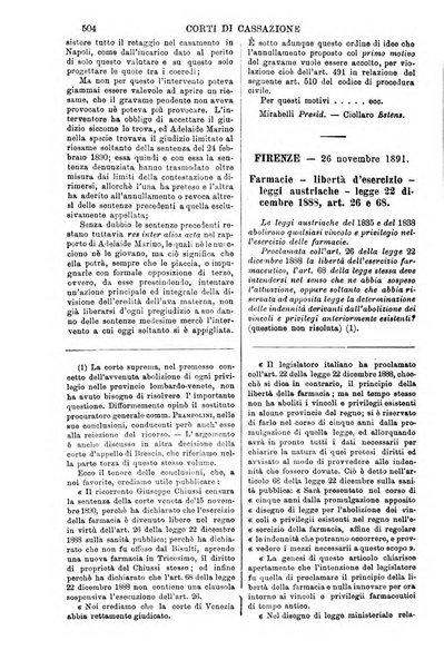 Annali della giurisprudenza italiana raccolta generale delle decisioni delle Corti di cassazione e d'appello in materia civile, criminale, commerciale, di diritto pubblico e amministrativo, e di procedura civile e penale