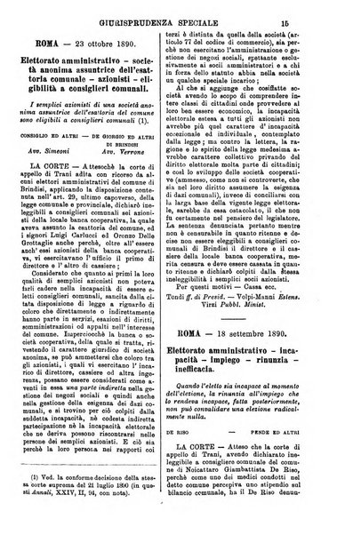 Annali della giurisprudenza italiana raccolta generale delle decisioni delle Corti di cassazione e d'appello in materia civile, criminale, commerciale, di diritto pubblico e amministrativo, e di procedura civile e penale