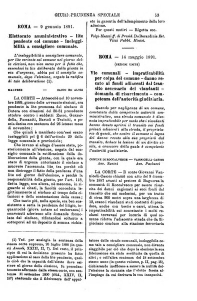 Annali della giurisprudenza italiana raccolta generale delle decisioni delle Corti di cassazione e d'appello in materia civile, criminale, commerciale, di diritto pubblico e amministrativo, e di procedura civile e penale