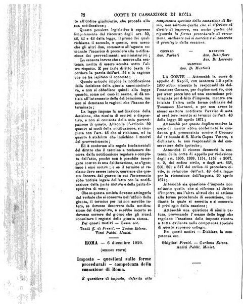 Annali della giurisprudenza italiana raccolta generale delle decisioni delle Corti di cassazione e d'appello in materia civile, criminale, commerciale, di diritto pubblico e amministrativo, e di procedura civile e penale