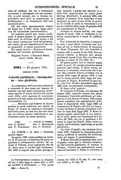 Annali della giurisprudenza italiana raccolta generale delle decisioni delle Corti di cassazione e d'appello in materia civile, criminale, commerciale, di diritto pubblico e amministrativo, e di procedura civile e penale