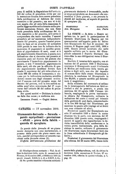 Annali della giurisprudenza italiana raccolta generale delle decisioni delle Corti di cassazione e d'appello in materia civile, criminale, commerciale, di diritto pubblico e amministrativo, e di procedura civile e penale