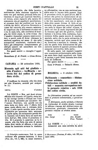 Annali della giurisprudenza italiana raccolta generale delle decisioni delle Corti di cassazione e d'appello in materia civile, criminale, commerciale, di diritto pubblico e amministrativo, e di procedura civile e penale