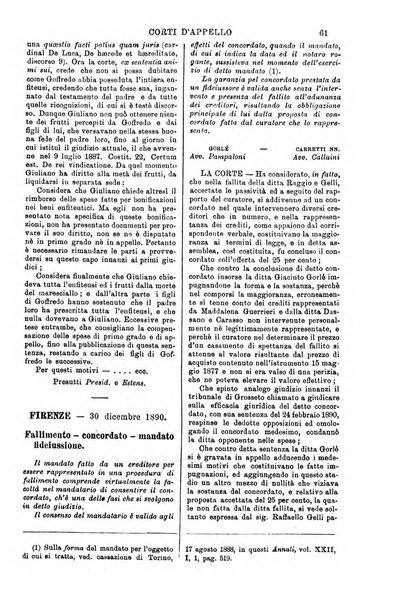 Annali della giurisprudenza italiana raccolta generale delle decisioni delle Corti di cassazione e d'appello in materia civile, criminale, commerciale, di diritto pubblico e amministrativo, e di procedura civile e penale