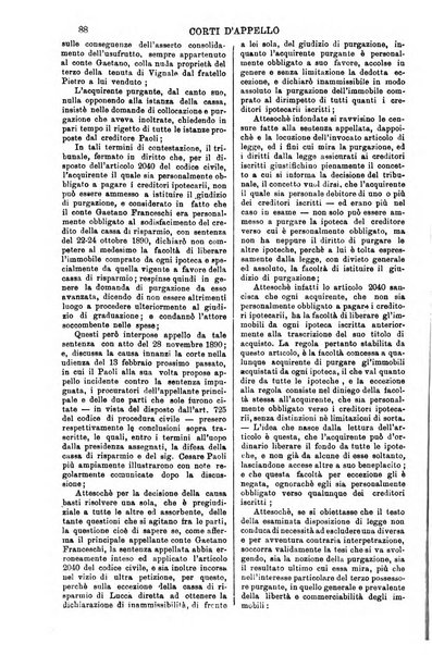 Annali della giurisprudenza italiana raccolta generale delle decisioni delle Corti di cassazione e d'appello in materia civile, criminale, commerciale, di diritto pubblico e amministrativo, e di procedura civile e penale