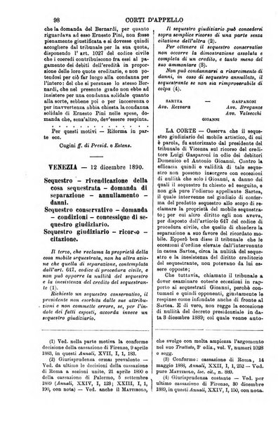 Annali della giurisprudenza italiana raccolta generale delle decisioni delle Corti di cassazione e d'appello in materia civile, criminale, commerciale, di diritto pubblico e amministrativo, e di procedura civile e penale