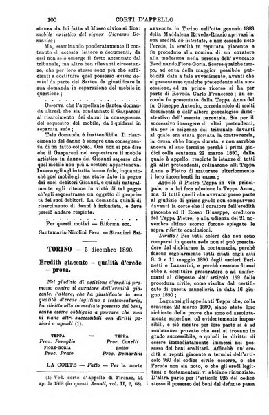 Annali della giurisprudenza italiana raccolta generale delle decisioni delle Corti di cassazione e d'appello in materia civile, criminale, commerciale, di diritto pubblico e amministrativo, e di procedura civile e penale