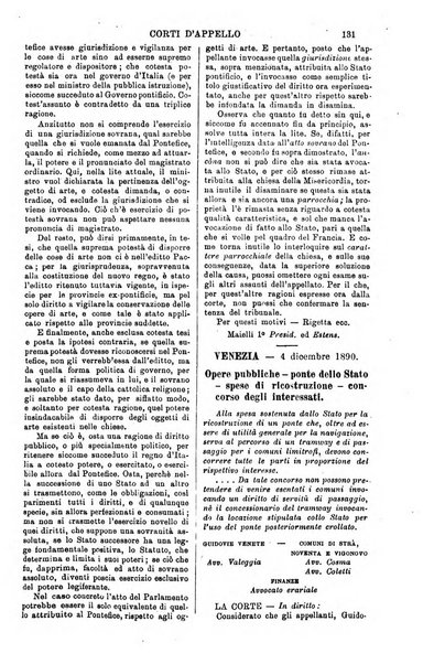 Annali della giurisprudenza italiana raccolta generale delle decisioni delle Corti di cassazione e d'appello in materia civile, criminale, commerciale, di diritto pubblico e amministrativo, e di procedura civile e penale