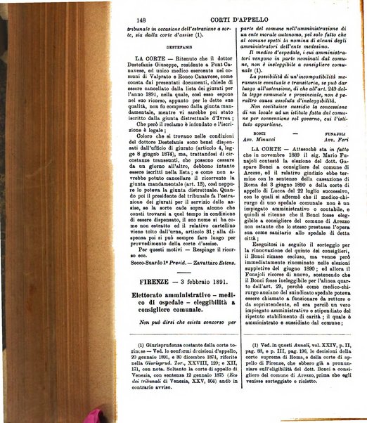 Annali della giurisprudenza italiana raccolta generale delle decisioni delle Corti di cassazione e d'appello in materia civile, criminale, commerciale, di diritto pubblico e amministrativo, e di procedura civile e penale