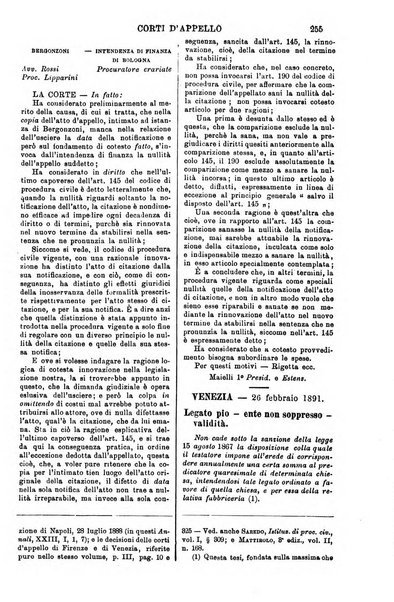 Annali della giurisprudenza italiana raccolta generale delle decisioni delle Corti di cassazione e d'appello in materia civile, criminale, commerciale, di diritto pubblico e amministrativo, e di procedura civile e penale