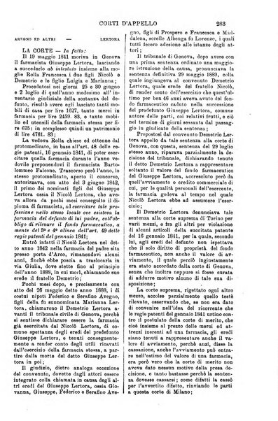 Annali della giurisprudenza italiana raccolta generale delle decisioni delle Corti di cassazione e d'appello in materia civile, criminale, commerciale, di diritto pubblico e amministrativo, e di procedura civile e penale