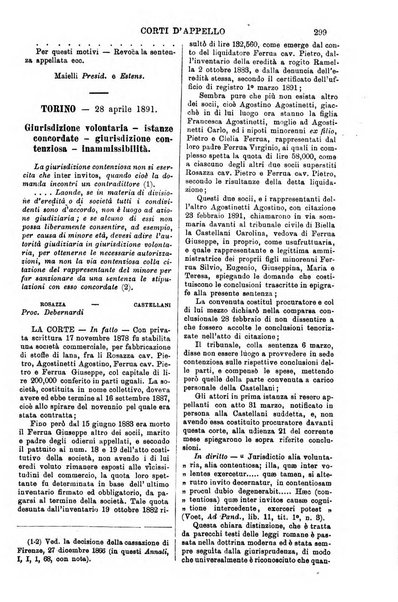 Annali della giurisprudenza italiana raccolta generale delle decisioni delle Corti di cassazione e d'appello in materia civile, criminale, commerciale, di diritto pubblico e amministrativo, e di procedura civile e penale