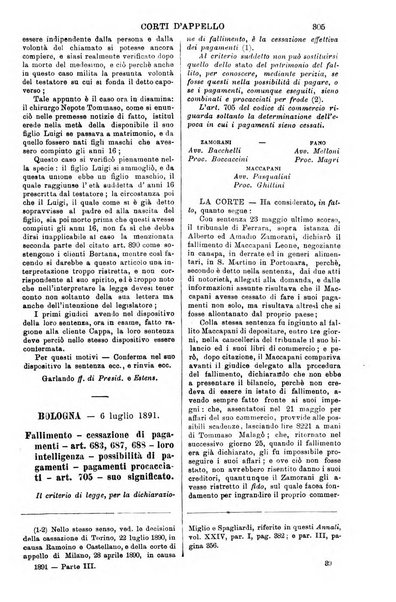 Annali della giurisprudenza italiana raccolta generale delle decisioni delle Corti di cassazione e d'appello in materia civile, criminale, commerciale, di diritto pubblico e amministrativo, e di procedura civile e penale