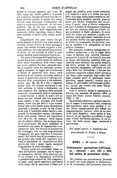 Annali della giurisprudenza italiana raccolta generale delle decisioni delle Corti di cassazione e d'appello in materia civile, criminale, commerciale, di diritto pubblico e amministrativo, e di procedura civile e penale