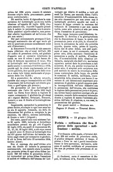 Annali della giurisprudenza italiana raccolta generale delle decisioni delle Corti di cassazione e d'appello in materia civile, criminale, commerciale, di diritto pubblico e amministrativo, e di procedura civile e penale