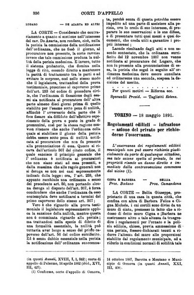 Annali della giurisprudenza italiana raccolta generale delle decisioni delle Corti di cassazione e d'appello in materia civile, criminale, commerciale, di diritto pubblico e amministrativo, e di procedura civile e penale