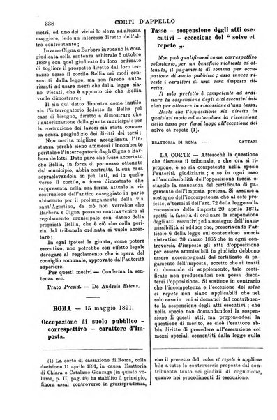 Annali della giurisprudenza italiana raccolta generale delle decisioni delle Corti di cassazione e d'appello in materia civile, criminale, commerciale, di diritto pubblico e amministrativo, e di procedura civile e penale