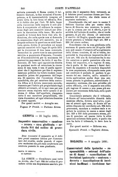 Annali della giurisprudenza italiana raccolta generale delle decisioni delle Corti di cassazione e d'appello in materia civile, criminale, commerciale, di diritto pubblico e amministrativo, e di procedura civile e penale