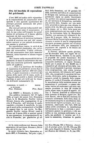 Annali della giurisprudenza italiana raccolta generale delle decisioni delle Corti di cassazione e d'appello in materia civile, criminale, commerciale, di diritto pubblico e amministrativo, e di procedura civile e penale