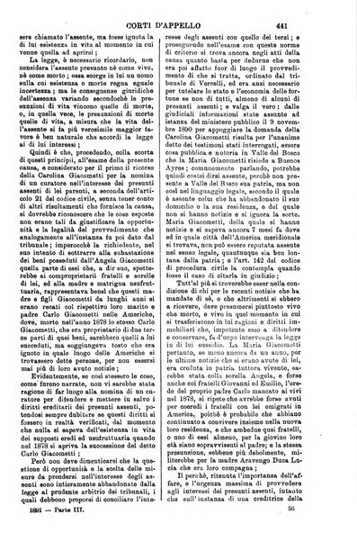 Annali della giurisprudenza italiana raccolta generale delle decisioni delle Corti di cassazione e d'appello in materia civile, criminale, commerciale, di diritto pubblico e amministrativo, e di procedura civile e penale