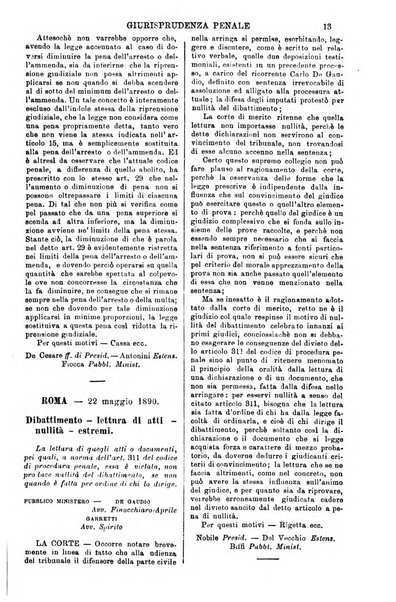 Annali della giurisprudenza italiana raccolta generale delle decisioni delle Corti di cassazione e d'appello in materia civile, criminale, commerciale, di diritto pubblico e amministrativo, e di procedura civile e penale