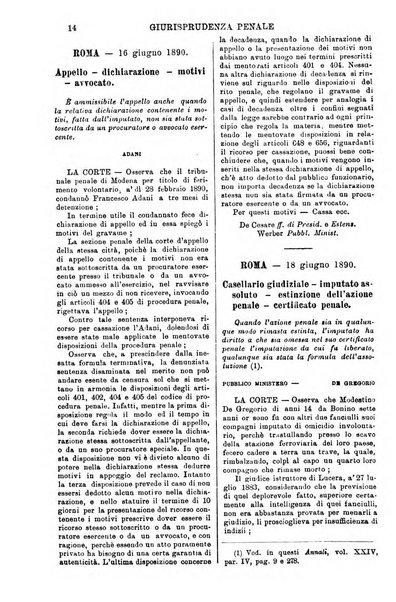 Annali della giurisprudenza italiana raccolta generale delle decisioni delle Corti di cassazione e d'appello in materia civile, criminale, commerciale, di diritto pubblico e amministrativo, e di procedura civile e penale