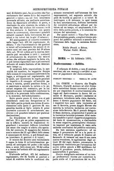 Annali della giurisprudenza italiana raccolta generale delle decisioni delle Corti di cassazione e d'appello in materia civile, criminale, commerciale, di diritto pubblico e amministrativo, e di procedura civile e penale