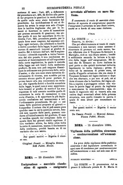 Annali della giurisprudenza italiana raccolta generale delle decisioni delle Corti di cassazione e d'appello in materia civile, criminale, commerciale, di diritto pubblico e amministrativo, e di procedura civile e penale