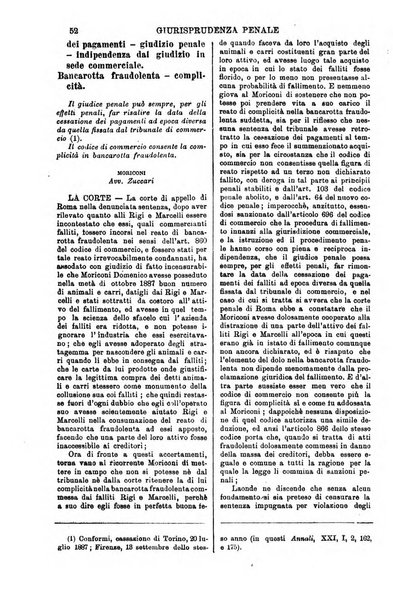 Annali della giurisprudenza italiana raccolta generale delle decisioni delle Corti di cassazione e d'appello in materia civile, criminale, commerciale, di diritto pubblico e amministrativo, e di procedura civile e penale